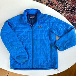 Patagonia men’s full zip nano puff